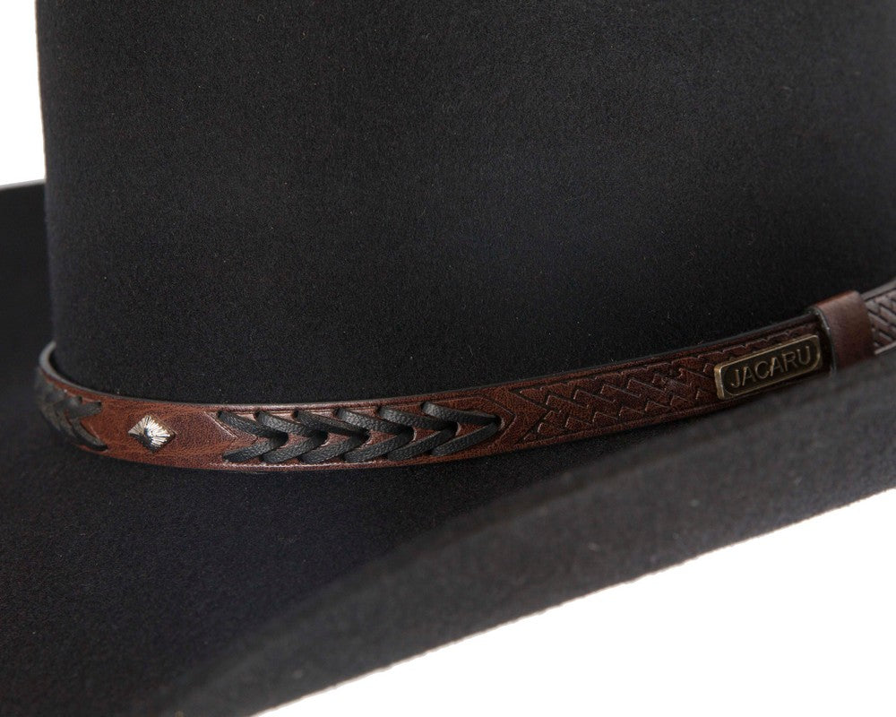 Classic Black Cowboy Hat – Timeless Western Elegance-2