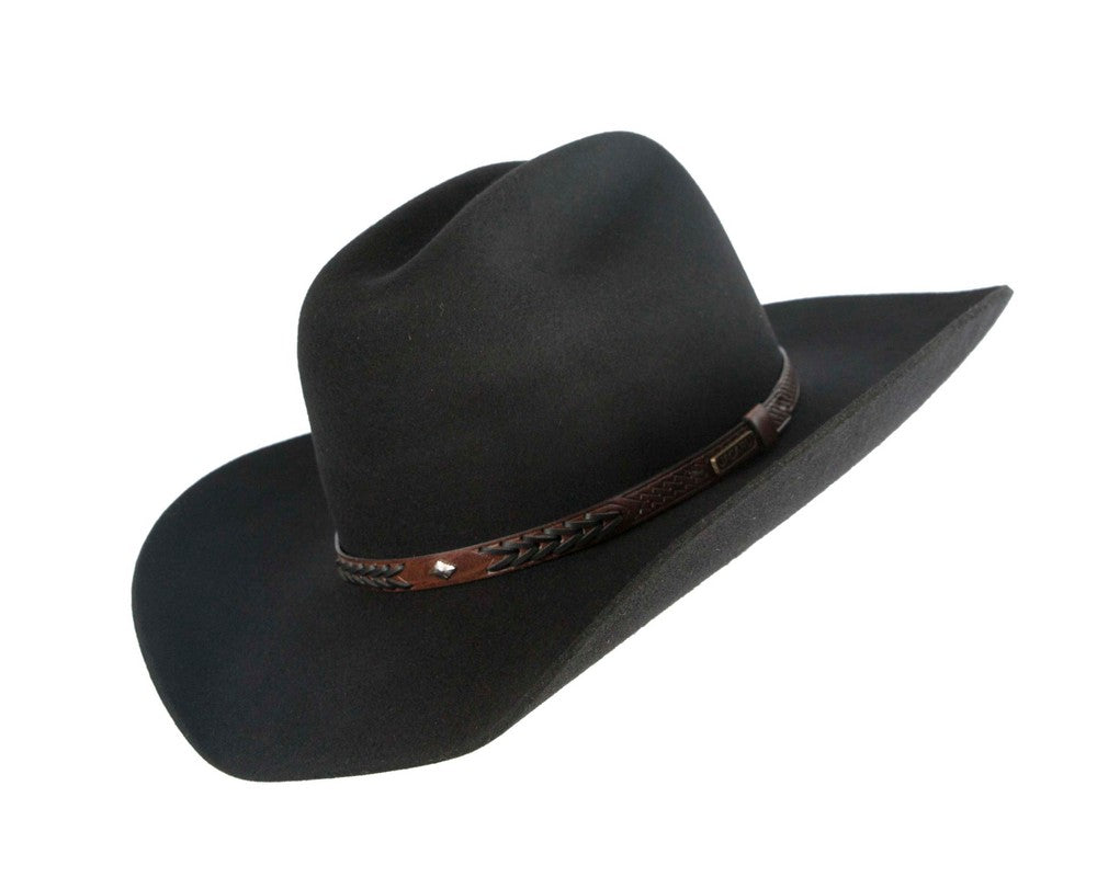 Classic Black Cowboy Hat – Timeless Western Elegance-1