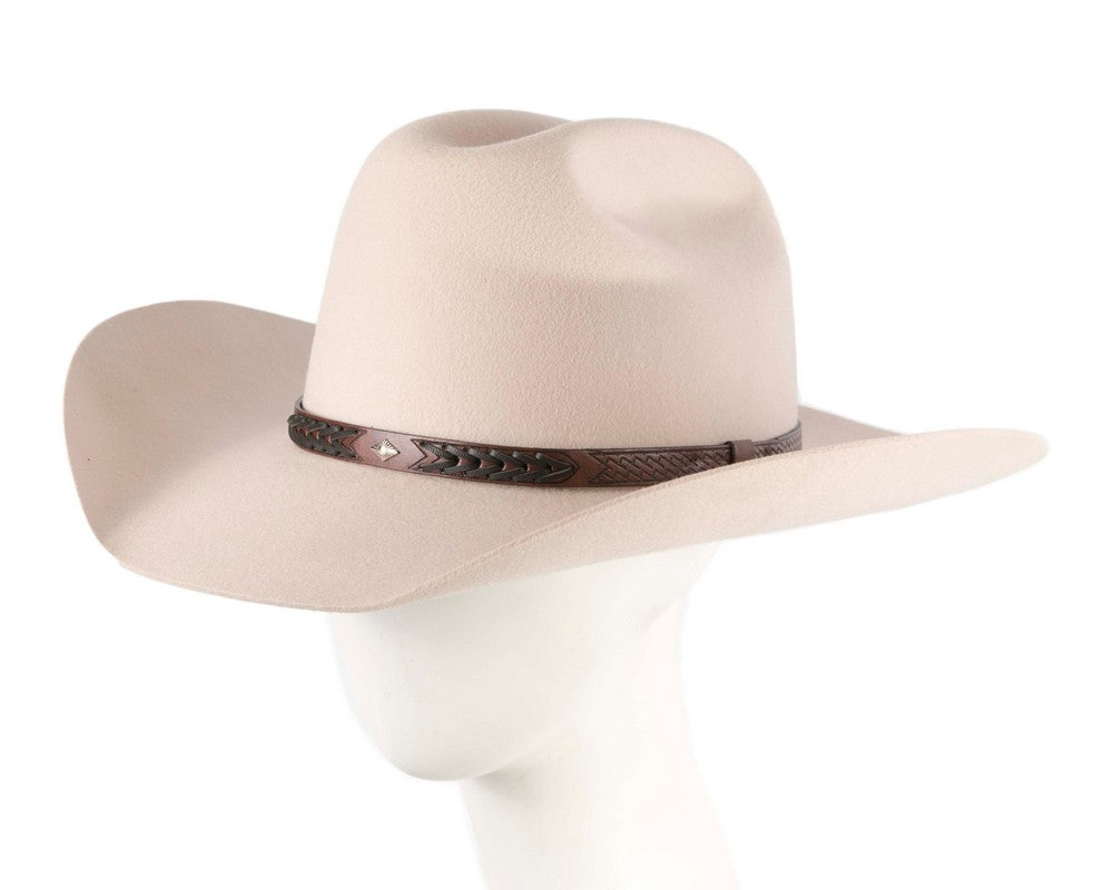 Classic Cream Cowboy Hat – Timeless Western Elegance-0