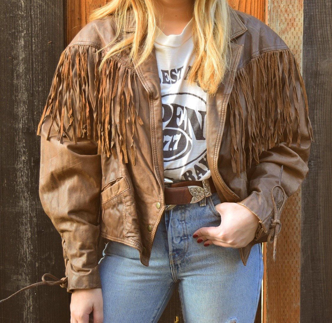 Prairie Rose Fringe Jacket