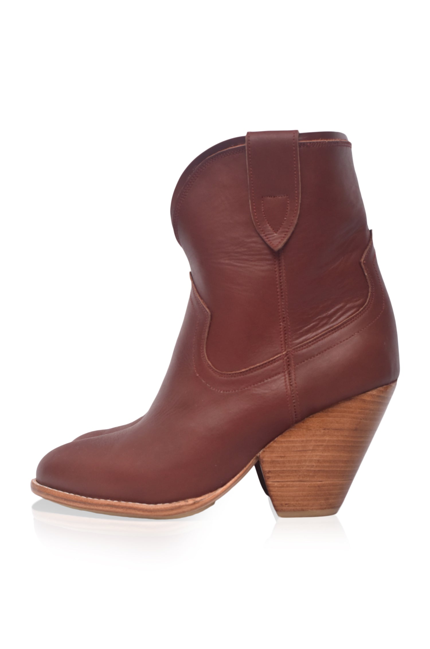 Charro Cowboy Leather Boots