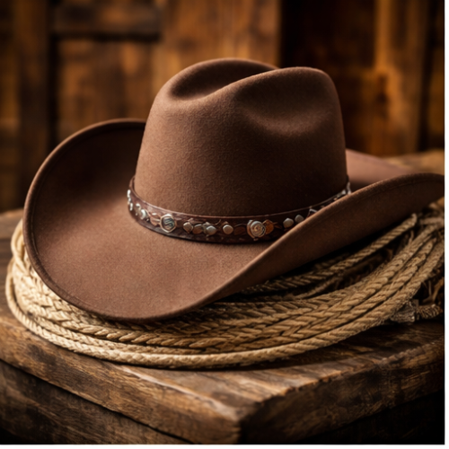 Western Felt Cowboy Hat