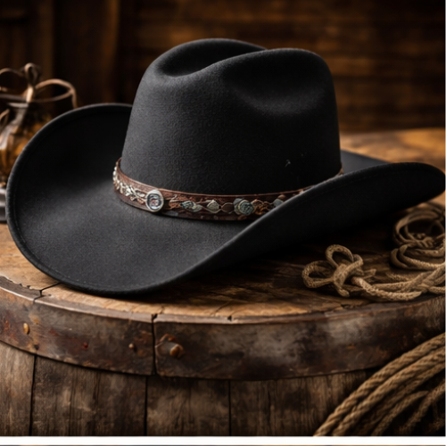 Western Felt Cowboy Hat
