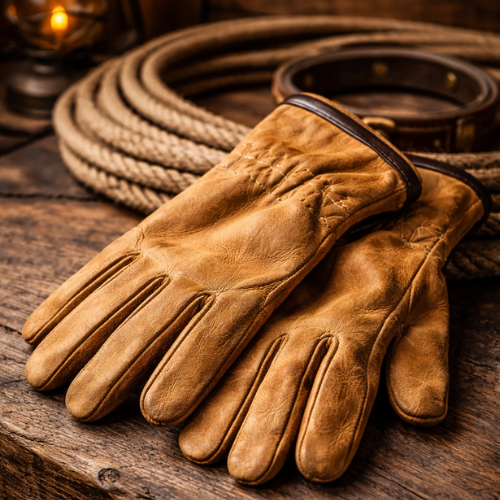 Leather Ranch Gloves